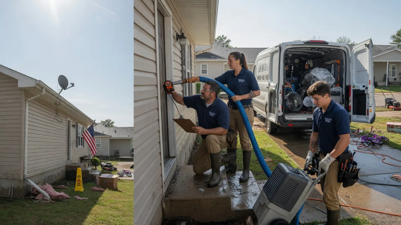 Ceiling Water Damage Restoration in Leedey, OK near me